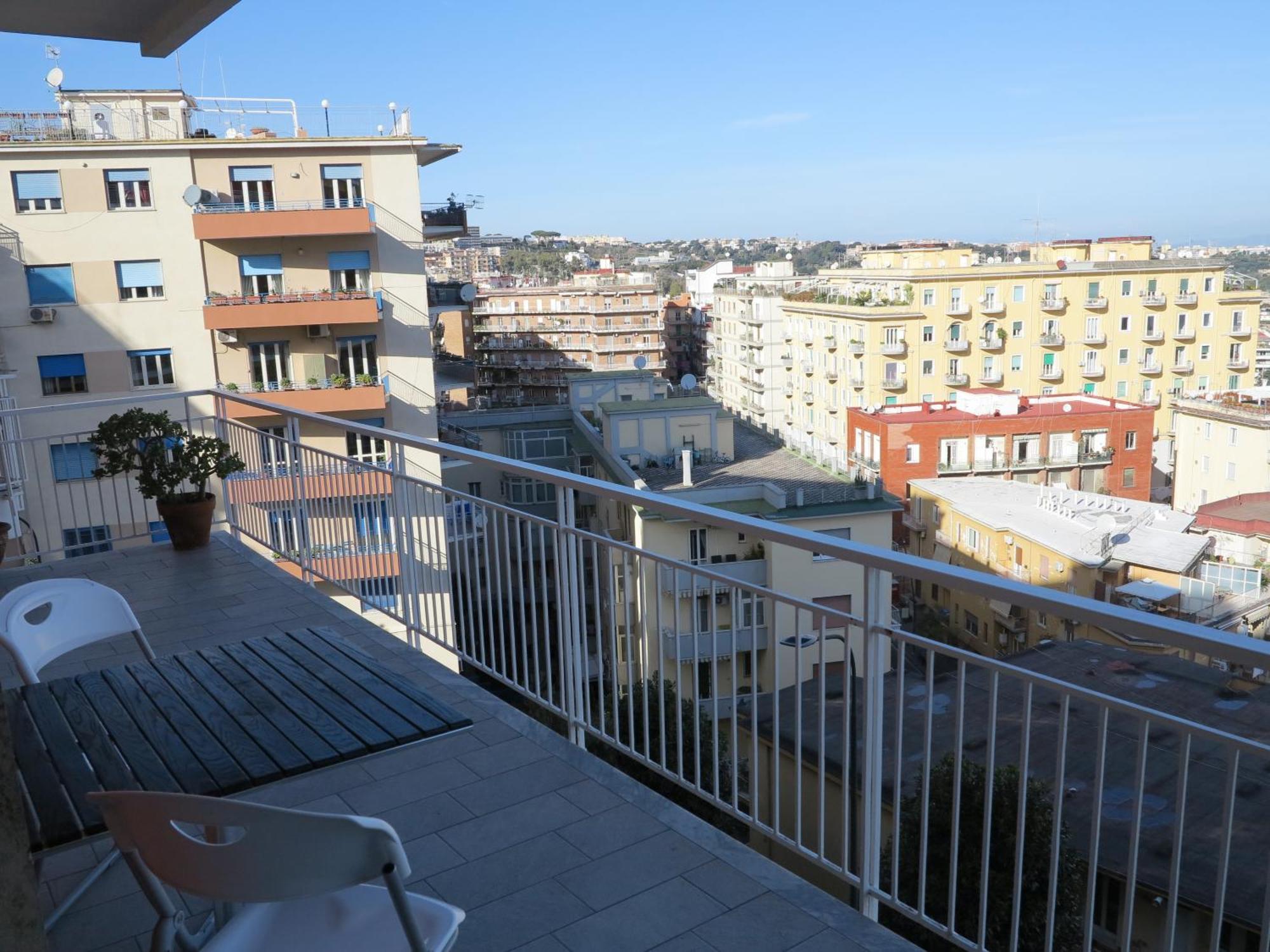 New Panoramic Apartment - Half Way Center-Vomero District Neapol Exteriér fotografie